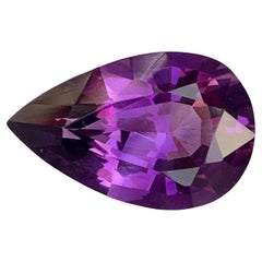 8.20 Carat Natural Loose Amethyst Pear Shape Gemstone