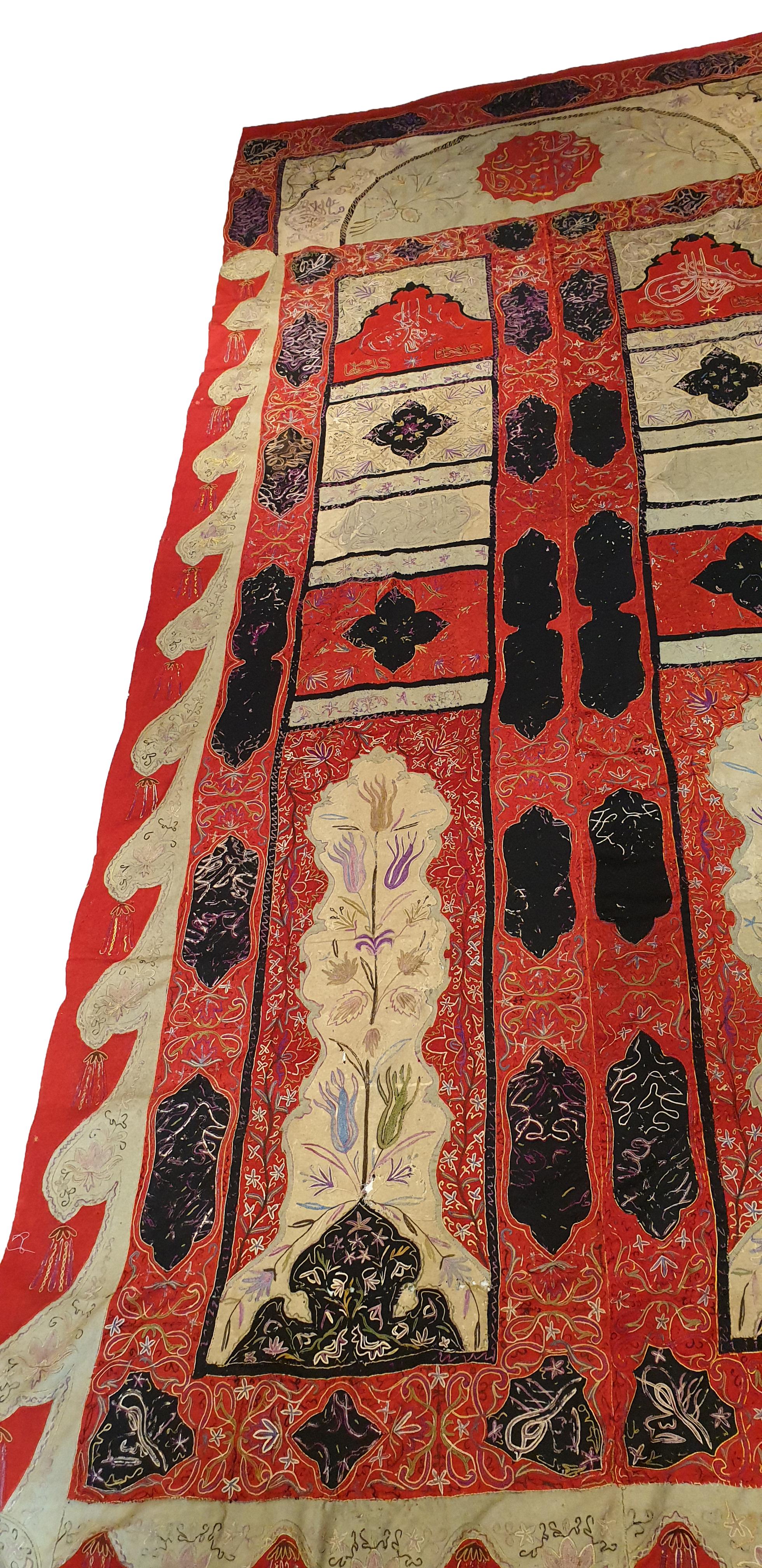 East Turkestani 820 - Oriental Textile from the 19th Century For Sale