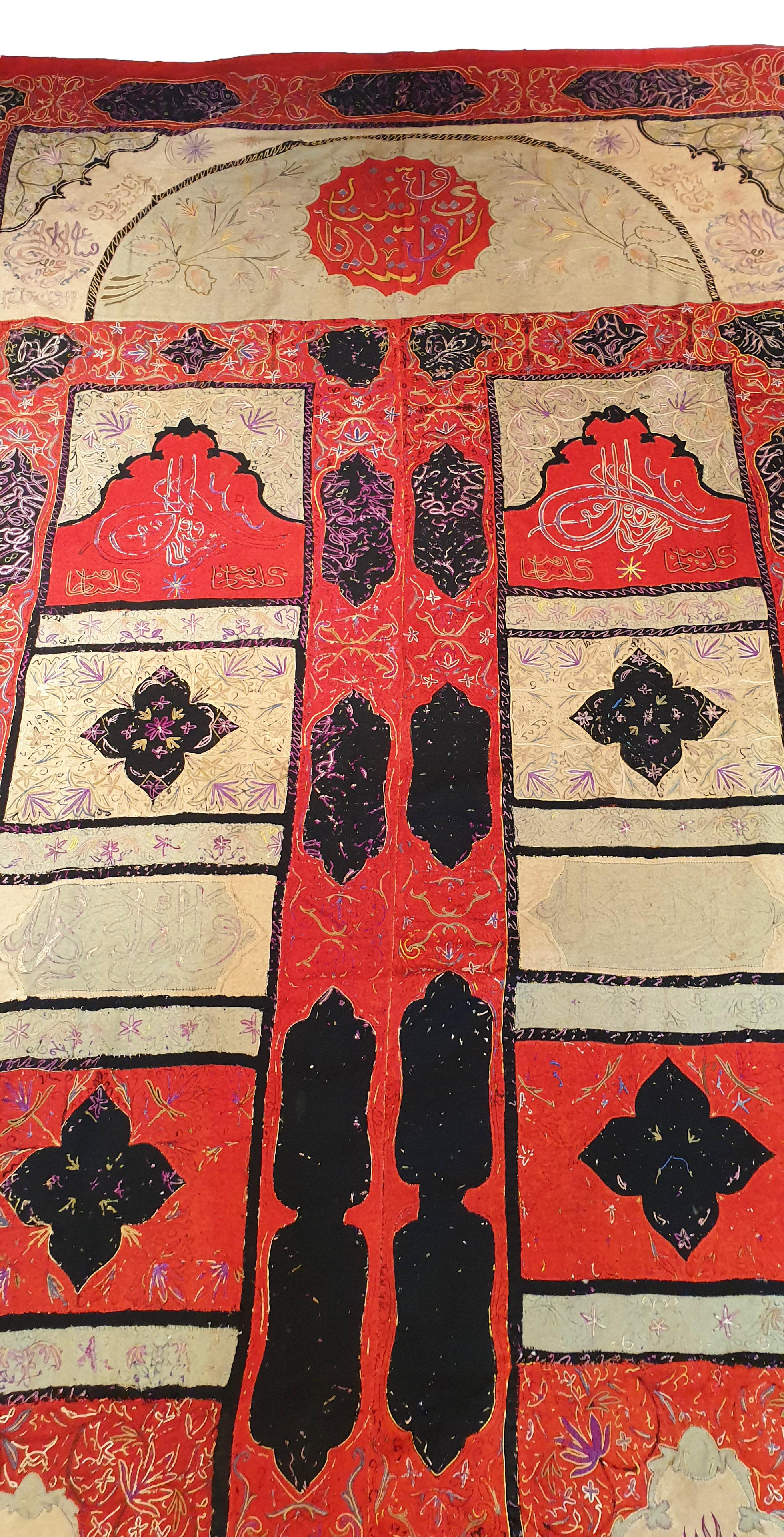 Hand-Crafted 820 - Oriental Textile from the 19th Century For Sale