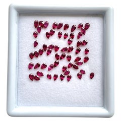8.21 Carats Mozambique Ruby Top Quality Pear Cut stone No Heat Natural Gemstone