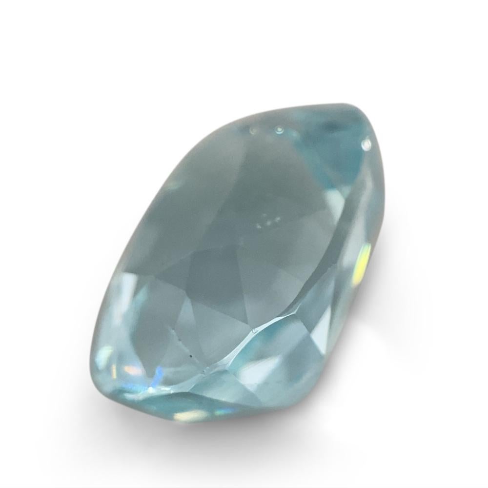 Acquamarina ovale 8,23ct in vendita 9