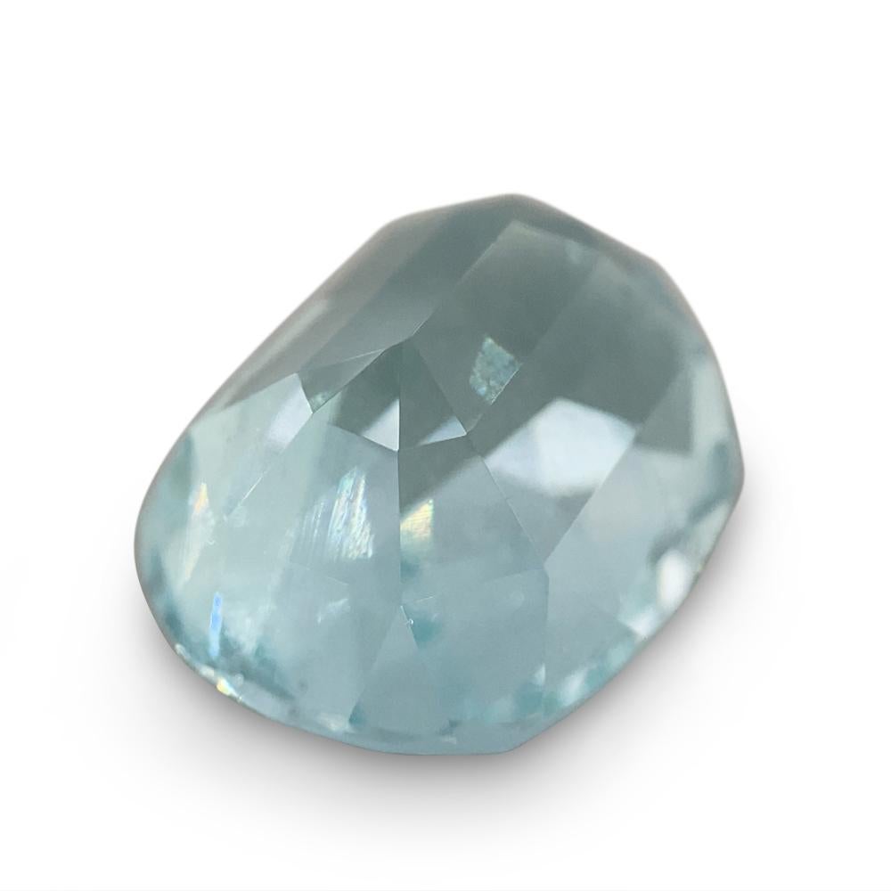 Women's or Men's 8.23ct Oval Aquamarine For Sale