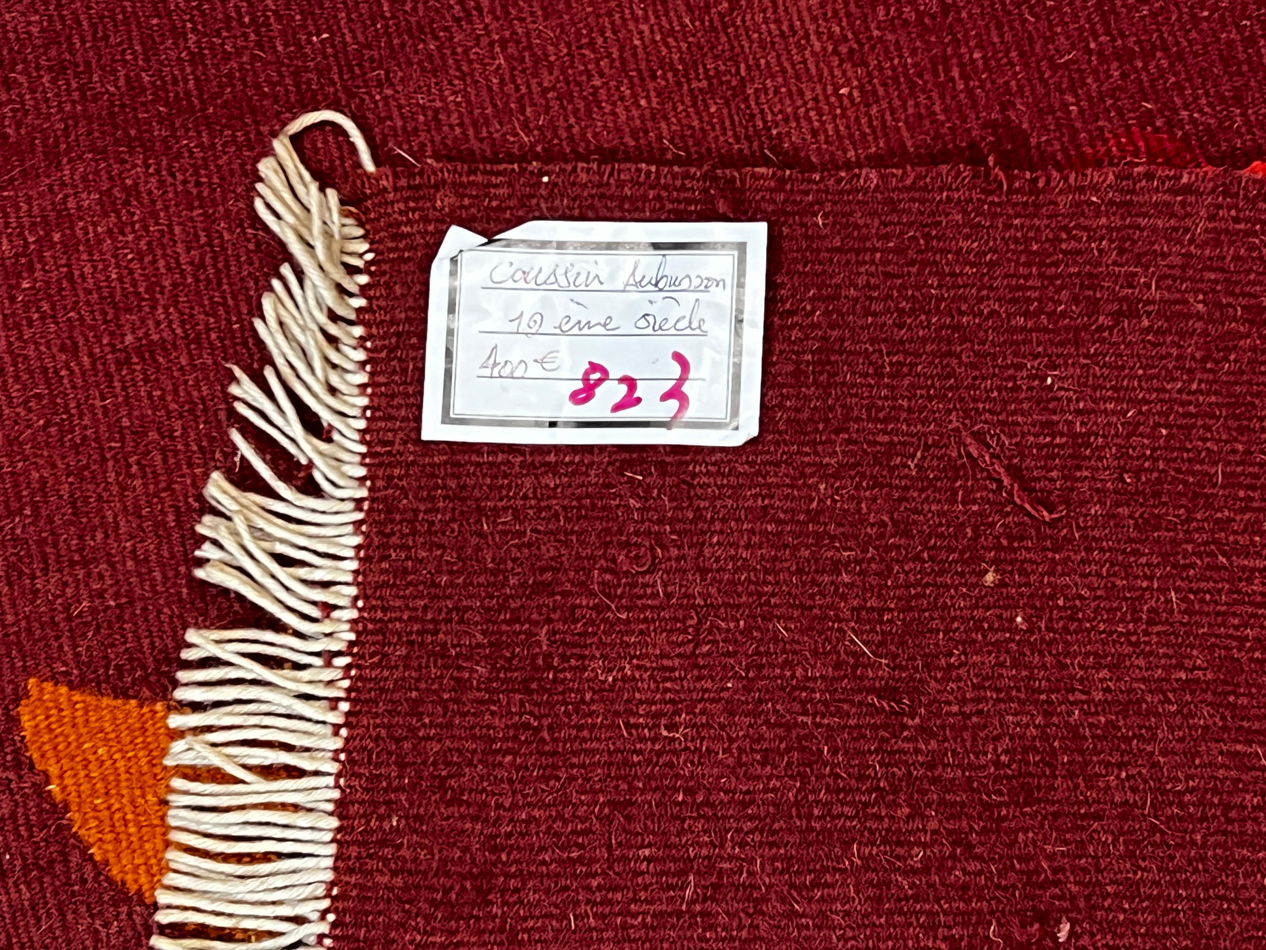 824 - 19. Jahrhundert Aubusson-Teppich aus dem 8. Jahrhundert im Angebot 4