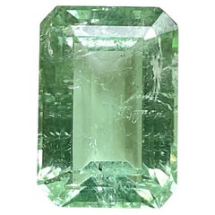 8.24 quilates Turmalina verde octogonal Piedra tallada en facetas Gema natural de primera calidad