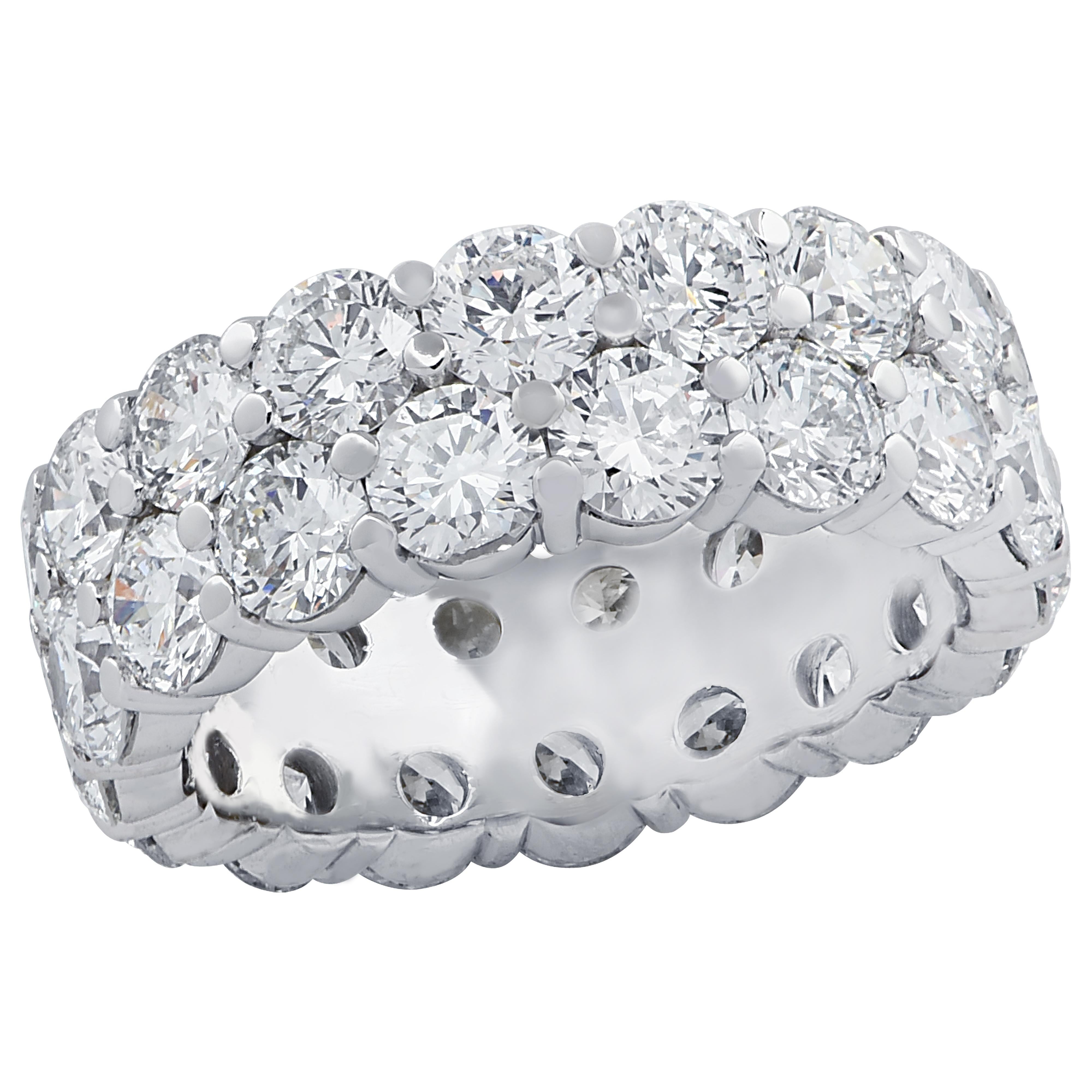 Vivid Diamonds 8.25 Carat Diamond Wedding Eternity Band