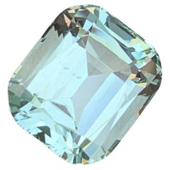 8,25 Karat Lose Blauer Aquamarin Stein Cushion Cut Natürlicher Pakistanischer Edelstein