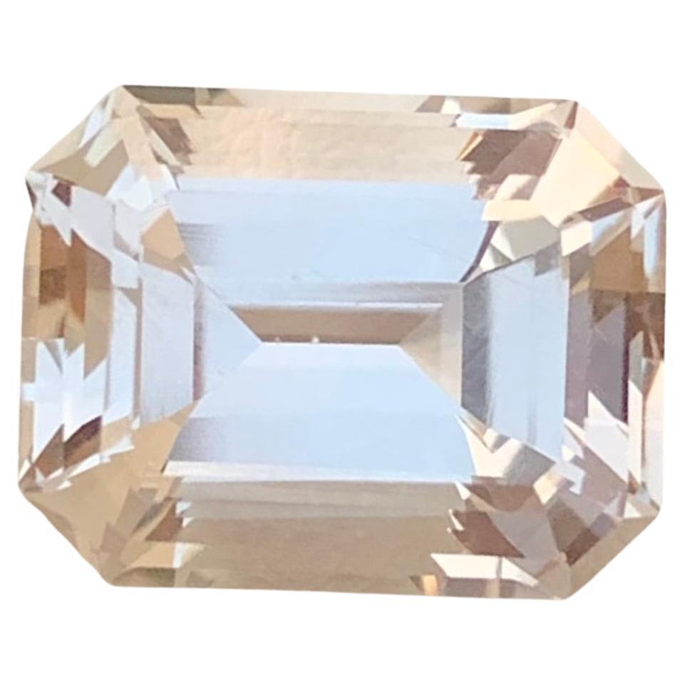 8.25 Carat Natural Loose Golden Topaz Emerald Shape Gemstone