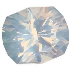 8.25 Carat Natural Loose Milky Quartz Stone Fancy Faceted African Gemstone