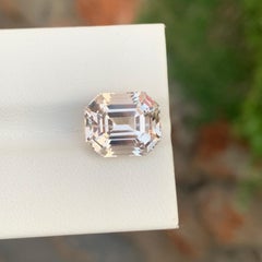 8.25 Carat Natural Loose Topaz Octagon Shape Gem From Skardu, Pakistan