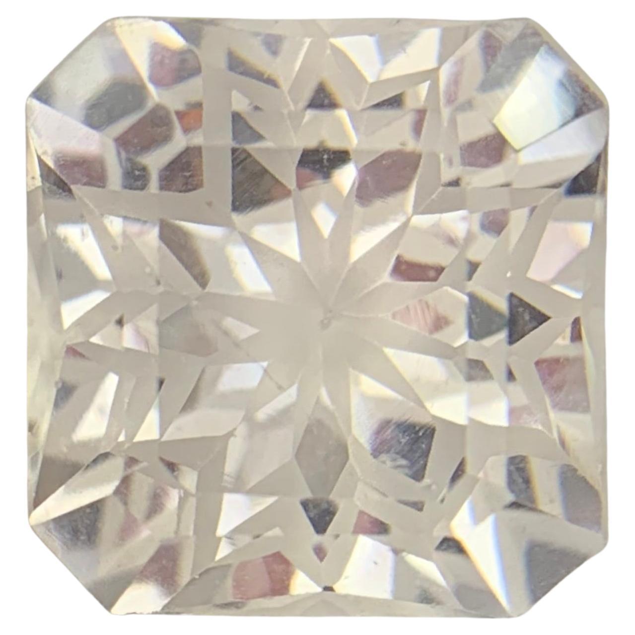 8.25 Carats Natural Topaz Loose Gemstone Flower Cut For Sale