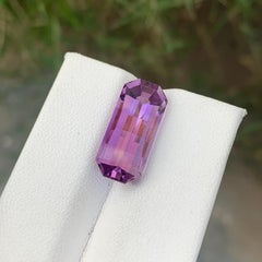 8,25cts Amatista Natural Suelta Gema Corte Pixelado De Mina De Brasil