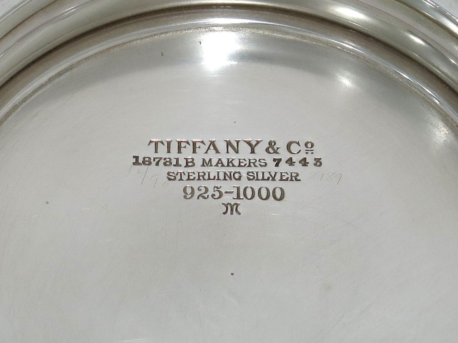 20th Century Sterling Silver Tiffany & Co. Antique Art Deco Openwork Basket