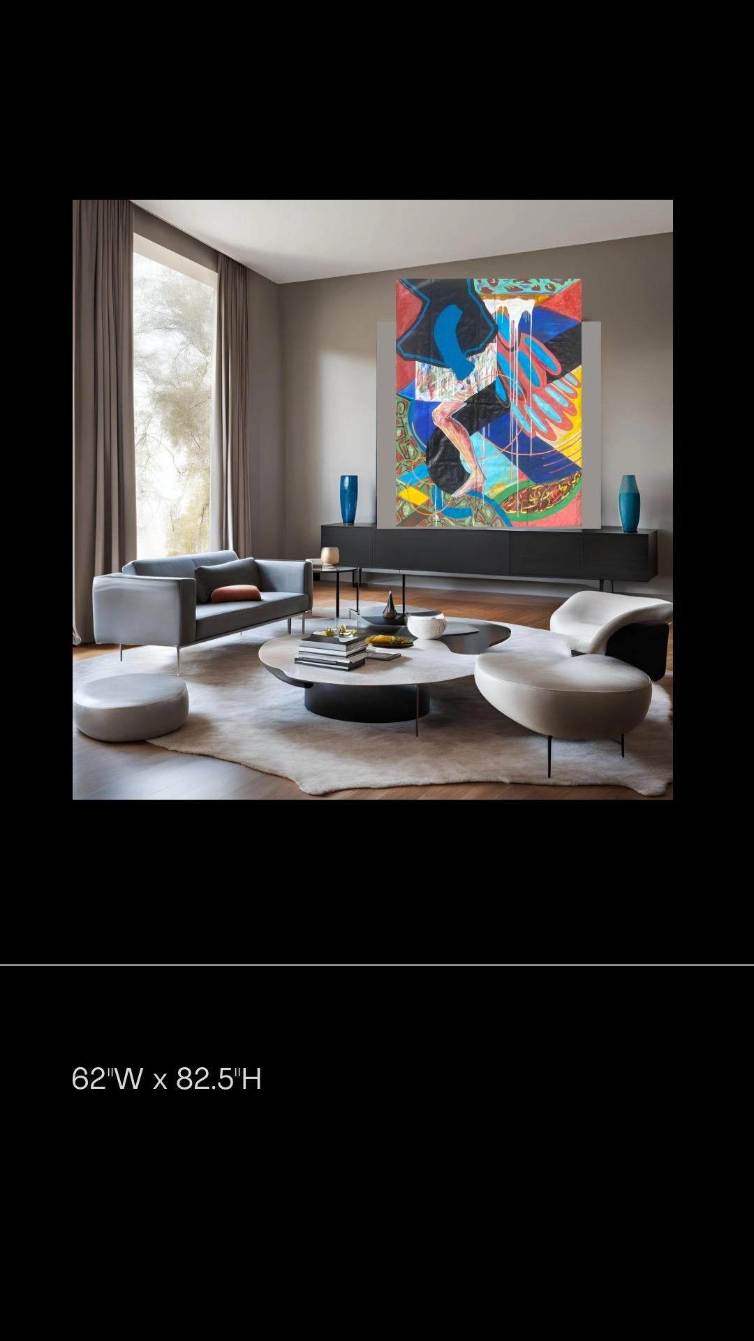 Espressionista Quadro espressionista luminoso da 82,5