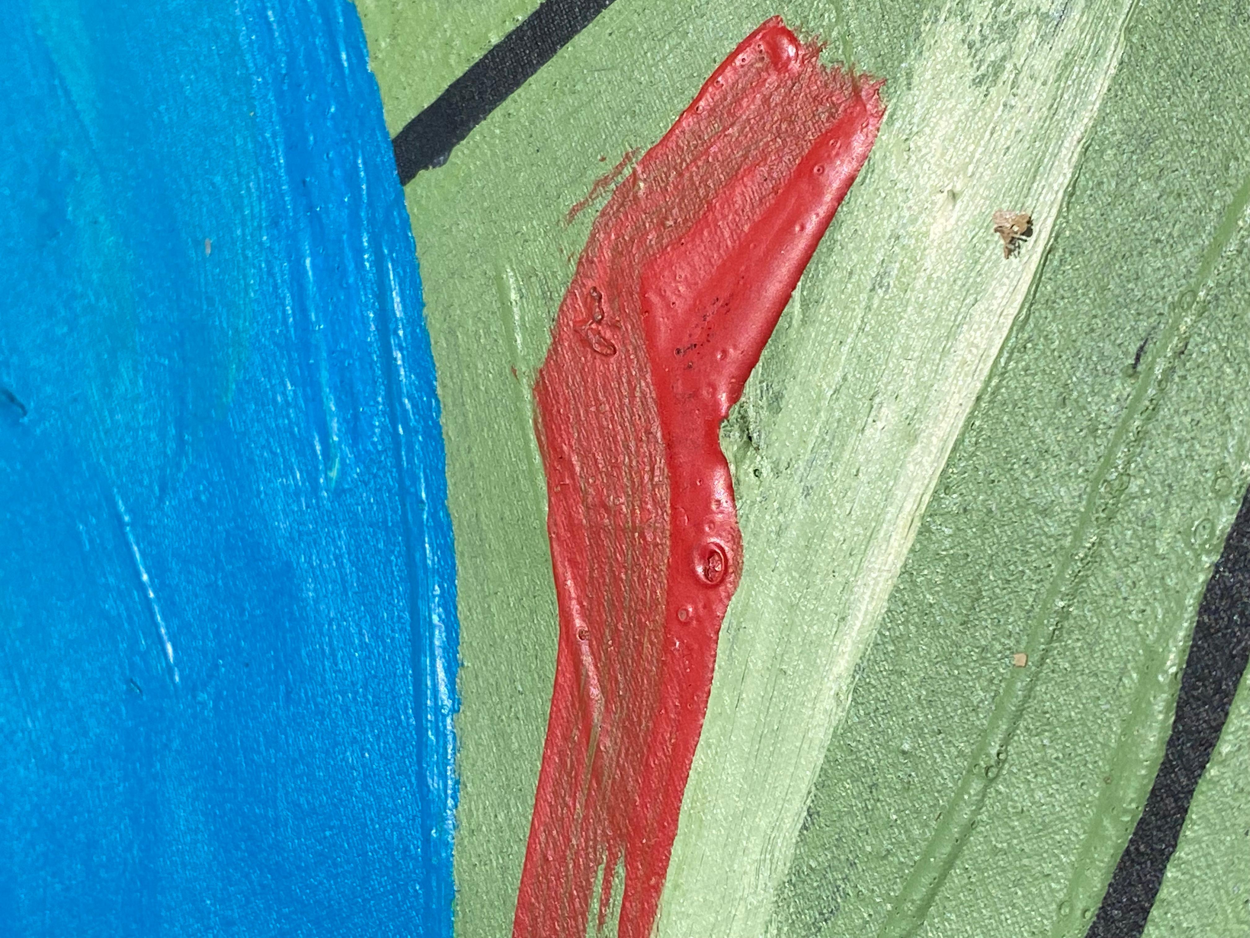 Quadro espressionista luminoso da 82,5
