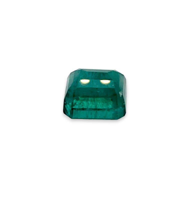 Taille émeraude 8.27ct Zambian Natural Emerald cut Emerald pierres précieuses en vrac en vente
