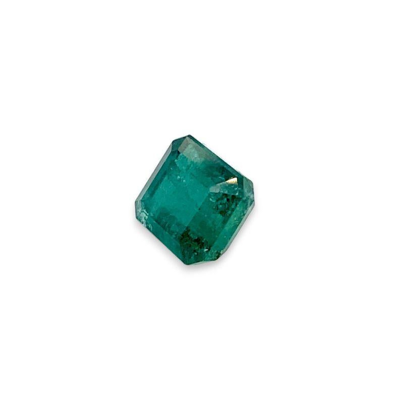 8.27ct Zambian Natural Emerald cut Emerald pierres précieuses en vrac Unisexe en vente