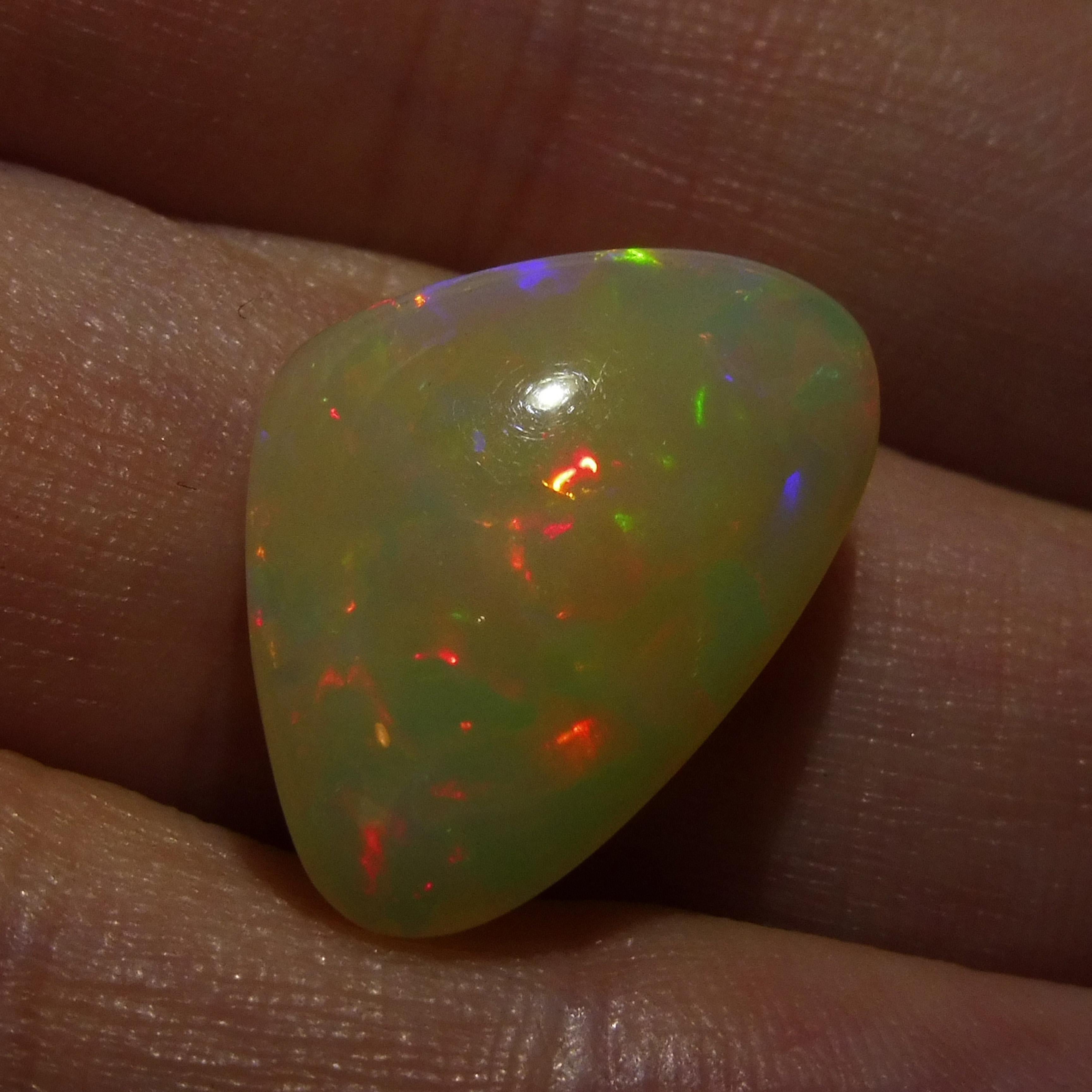 8.29 ct Pear Cabochon  Opal For Sale 11