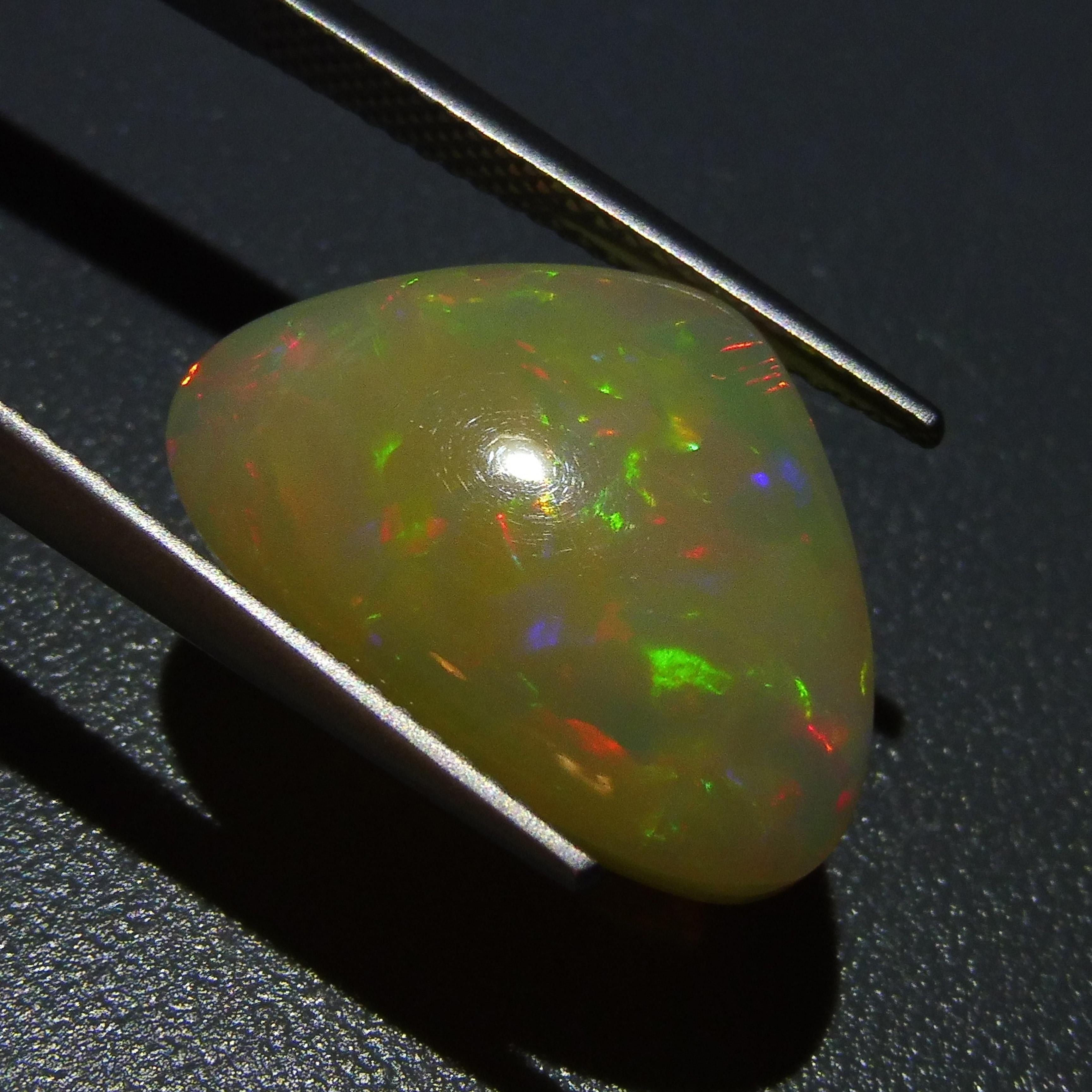 8.29 ct Pear Cabochon  Opal For Sale 2