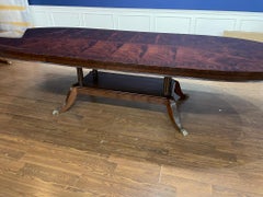 82”L x 40”W One Piece Crotch Mahogany Dining Table