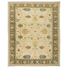 8.2x10 Ft Modern Hand Knotted Area Rug, Contemporary Turkish Carpet, 100% Wolle
