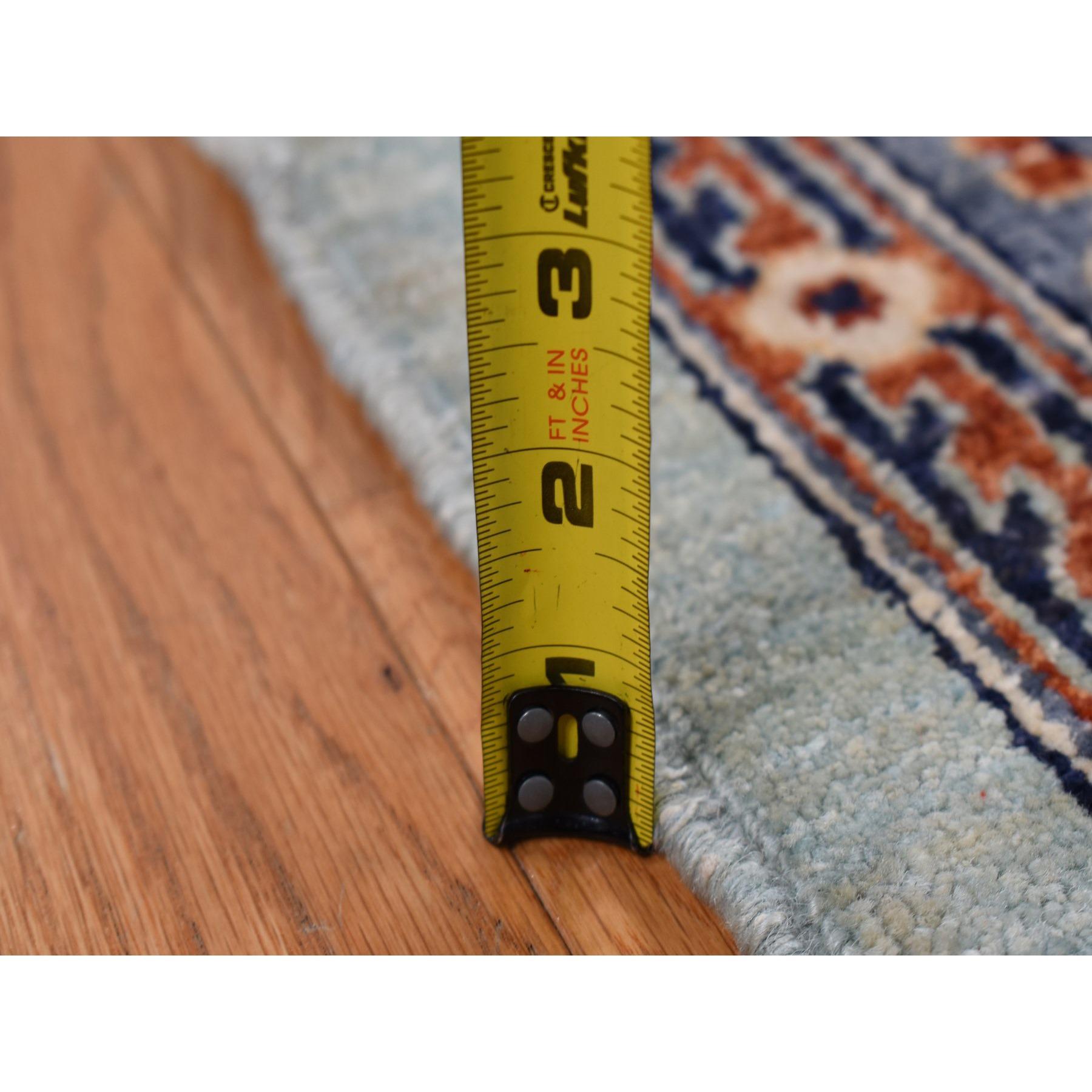 8'2''x10' Grauer Peshawar mit antikem Sultanabad Rugs Design Handgeknüpfter Teppich im Angebot 2