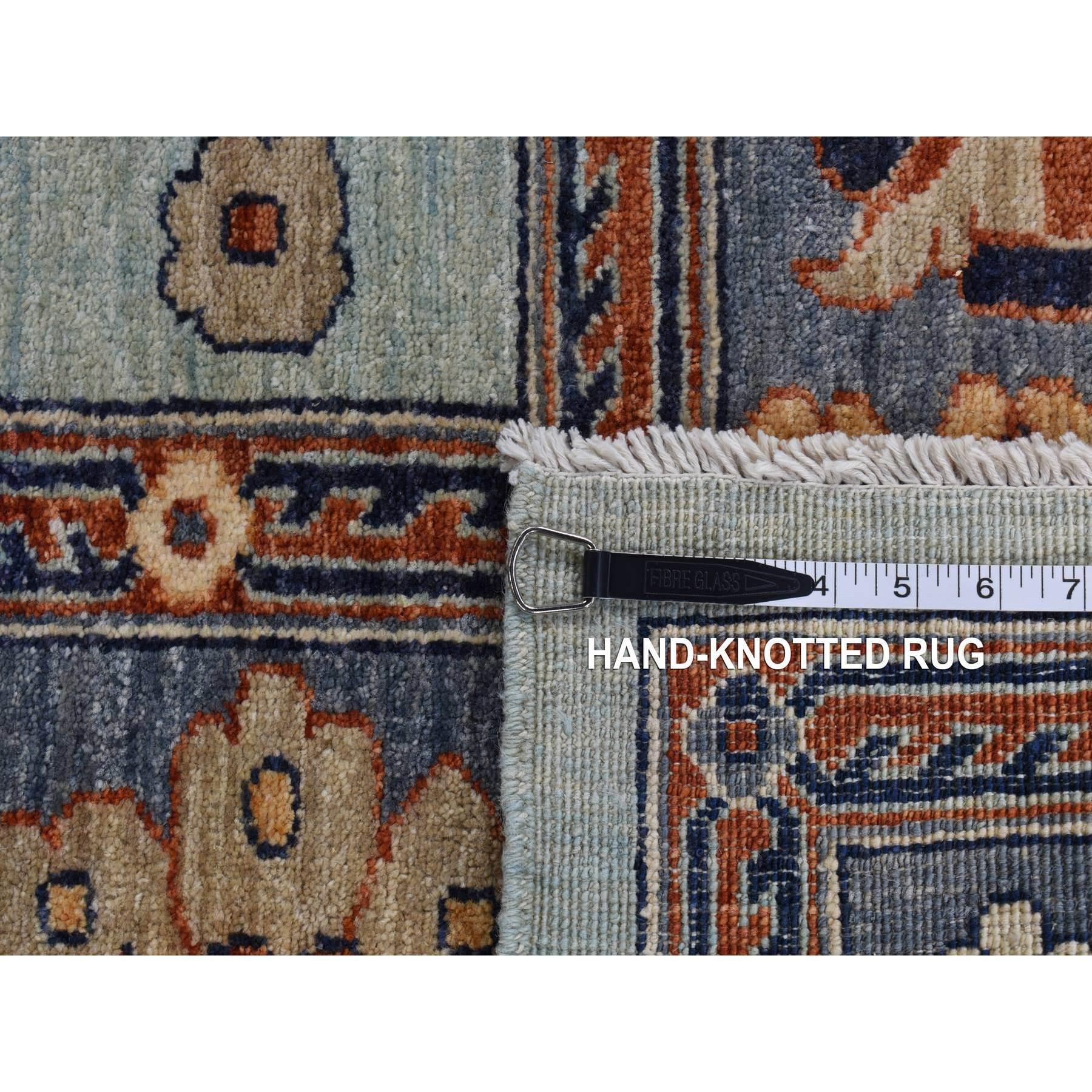 8'2''x10' Grauer Peshawar mit antikem Sultanabad Rugs Design Handgeknüpfter Teppich im Angebot 3