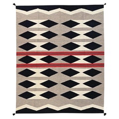 8'2"x10' Khaki Brown Southwest Geometric Design Hand Woven Flat Weave Wool Rug