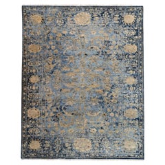 8'2"x10'3" Meda Hand-Knotted New Zealand Wool Area Rug