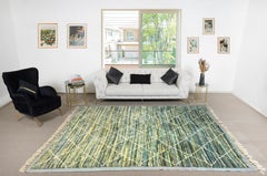 8.2x10.7 Ft Contemporary Moroccan Style Rug, 100% Wool, Hand Knotted Tulu Carpet