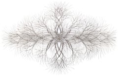 82"x53" Metal Wall Sculpture in Stainless Steel #705