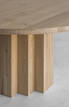 Customizable Handcrafted Modern Oak Dining Table, 210 cm, Belgium