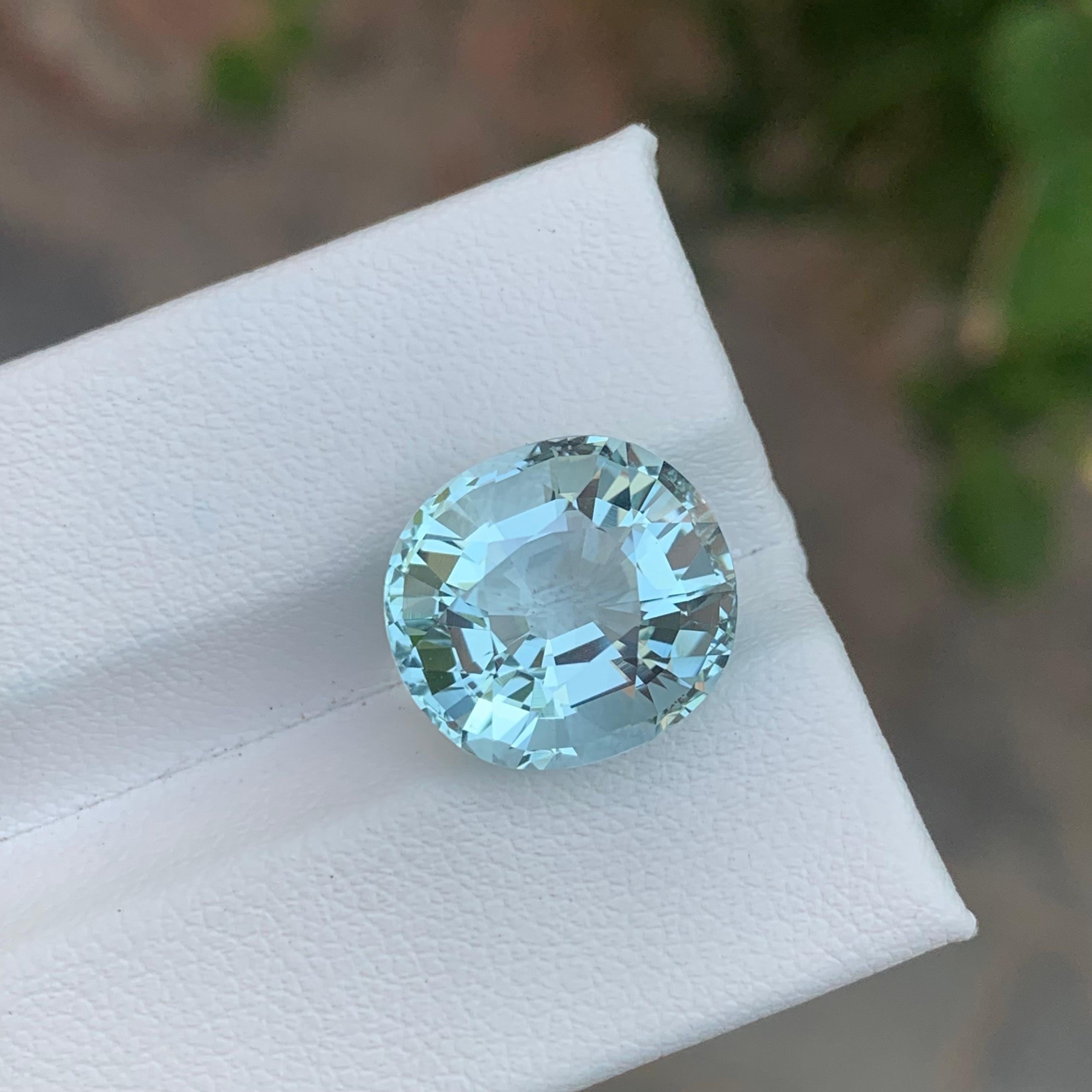 8,30 Karat natürlicher loser Aquamarin Edelstein aus Nigeria (Arts and Crafts) im Angebot