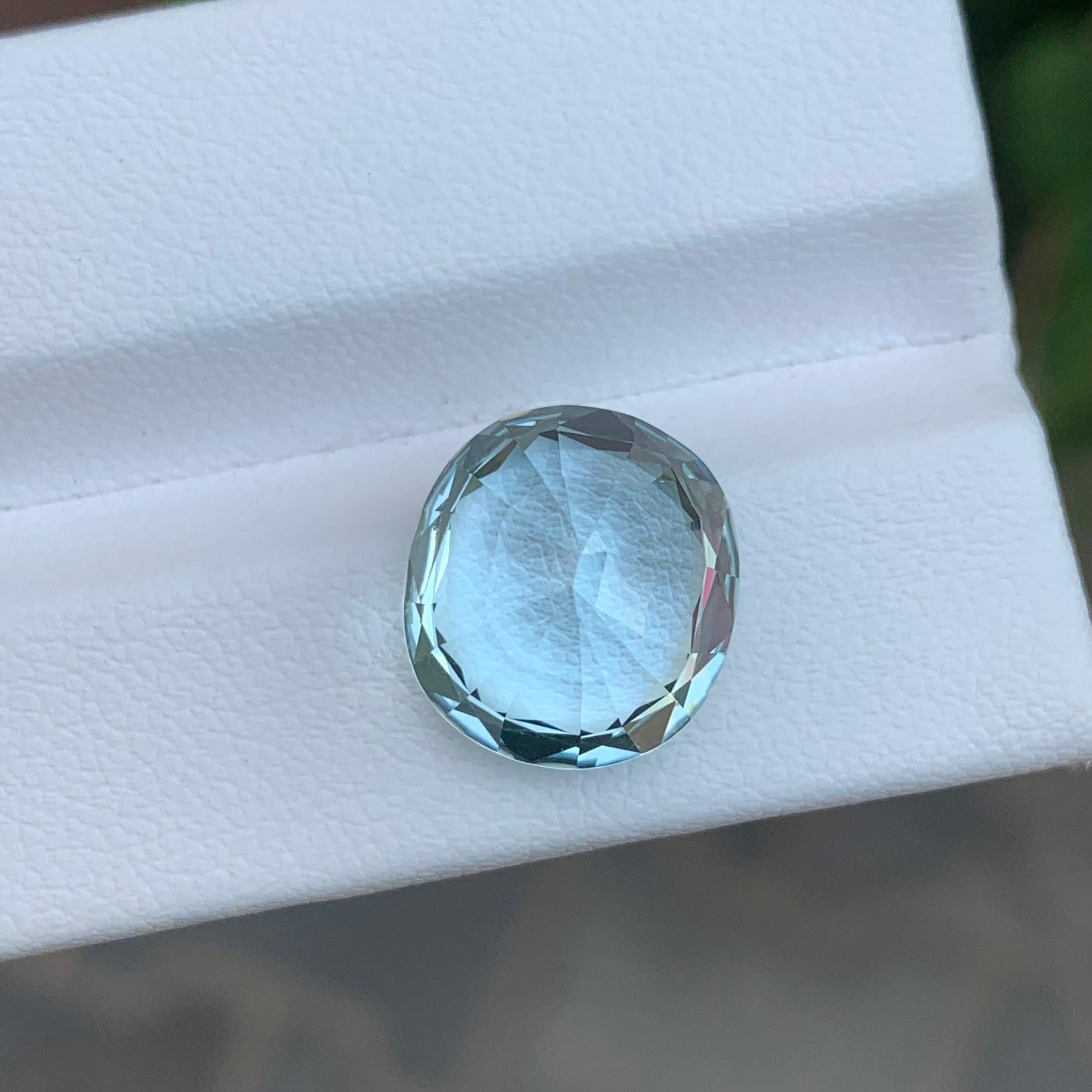 8,30 Karat natürlicher loser Aquamarin Edelstein aus Nigeria für Damen oder Herren im Angebot