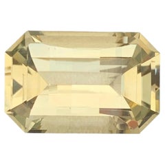 8.30 Carat Natural Loose Citrine Emerald Shape Gemstone
