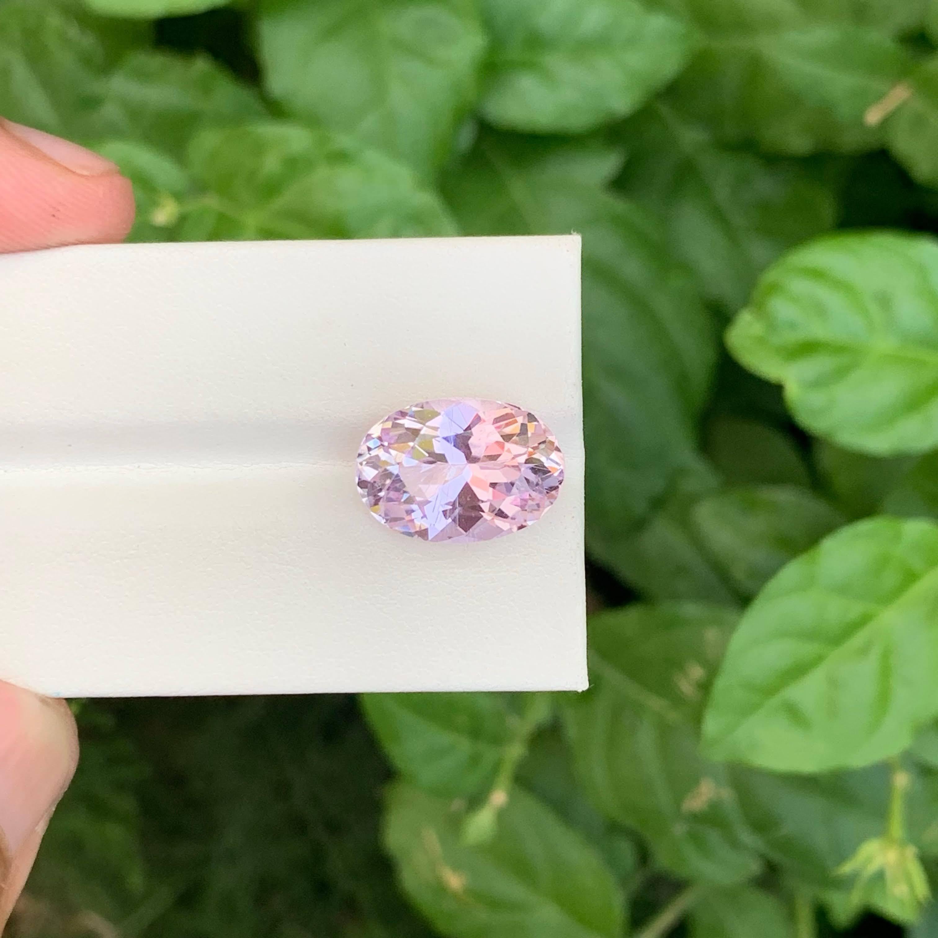 Taille ovale 8.30 Carat Natural Loose Pink Morganite Stone Oval Cut Afghan Gemstone (pierre précieuse afghane) en vente