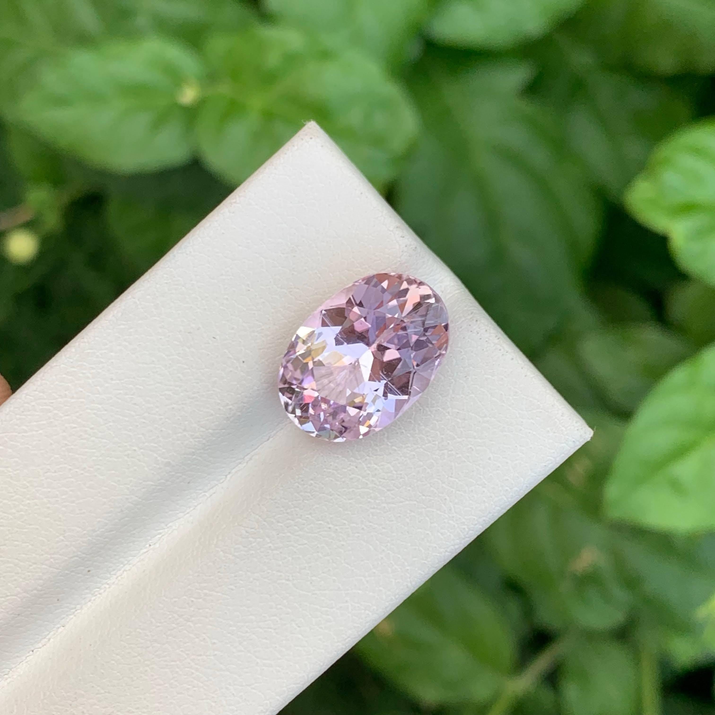8.30 Carat Natural Loose Pink Morganite Stone Oval Cut Afghan Gemstone (pierre précieuse afghane) Neuf - En vente à Bangkok, TH