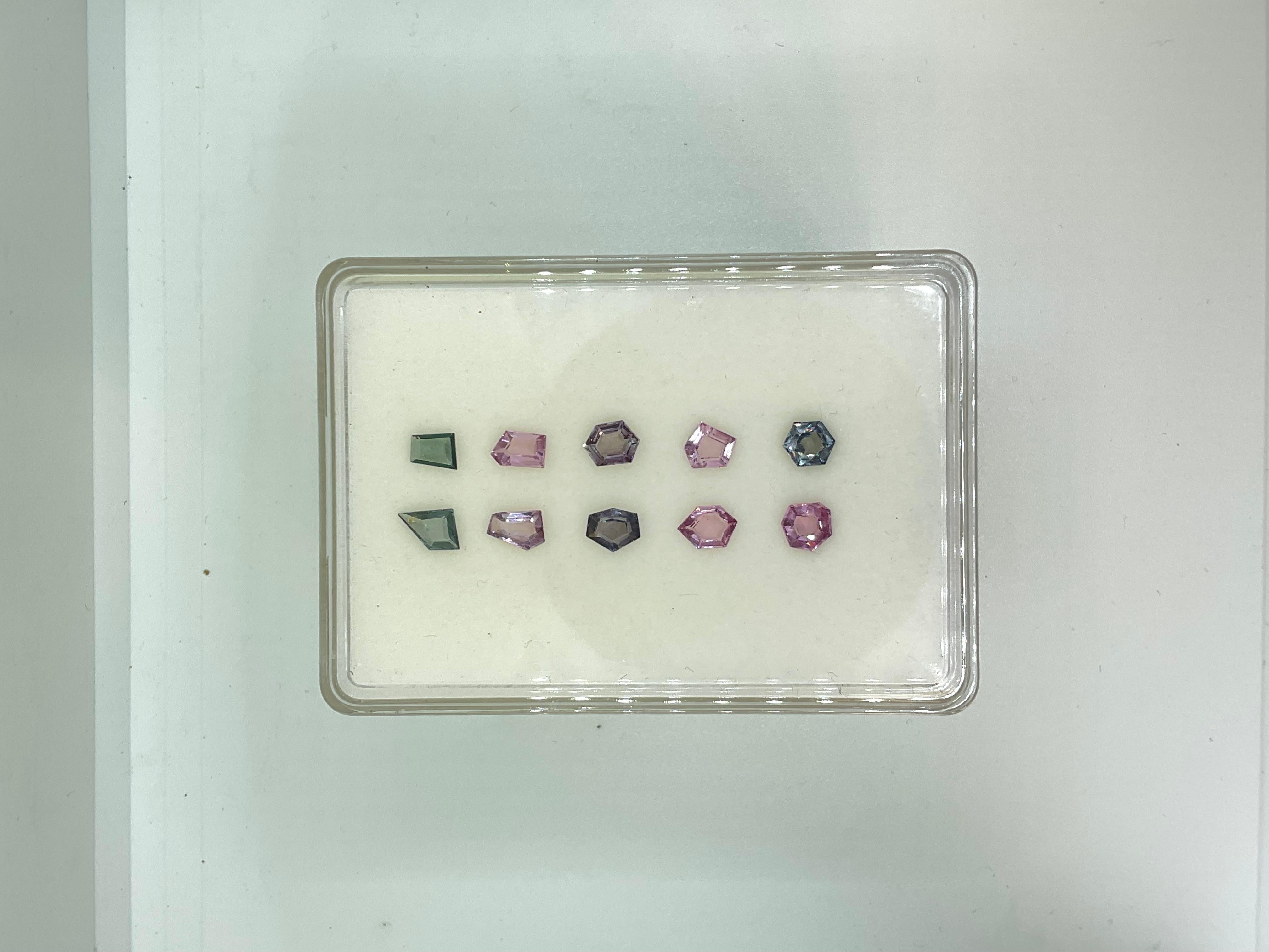 8.30 Carats Grey & Pink Spinel Fancy Cut Stone Natural Gem For Top Fine Jewelry

Gemstone: Spinel
Weight: 8.30 Carats
Size: 4x5 To 7x5 MM
Pieces: 10
Shape: Fancy Cut stones