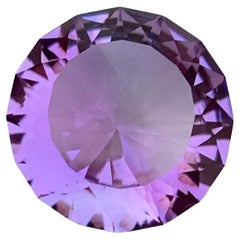 8.30 Cts Naturelle Améthyste taille ronde facettée de la mine du Brésil