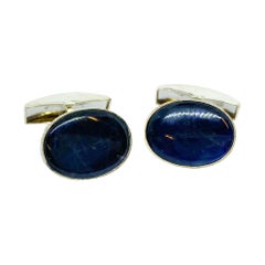 830 Silver Circa 1970 Finnish Spectrolite Cufflinks