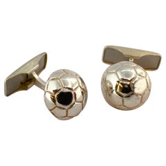 830 Silver Finland Fotball Cufflinks