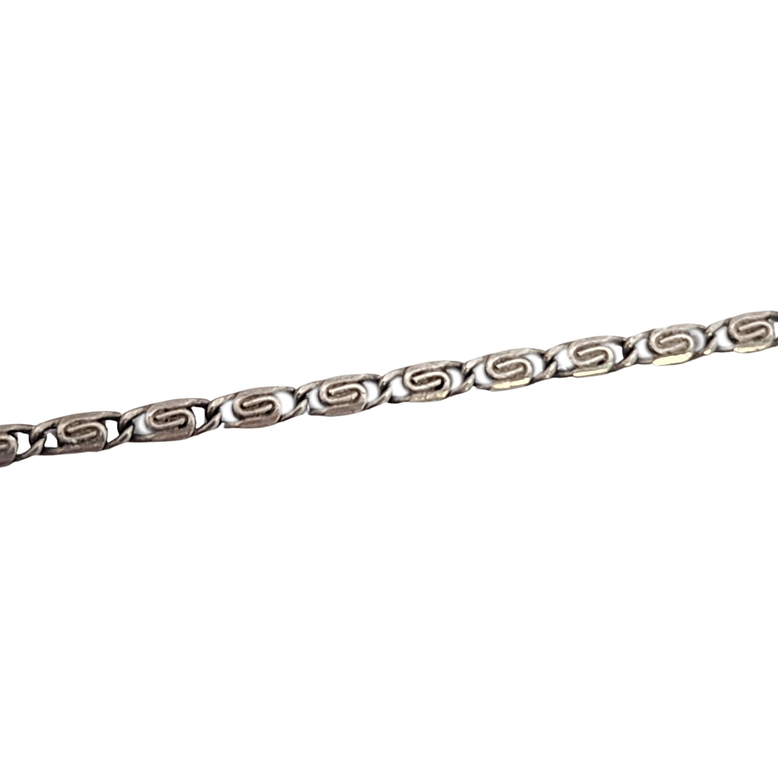 Women's 830 Silver Iris Glass Marcasite Pendant Necklace #16602 For Sale
