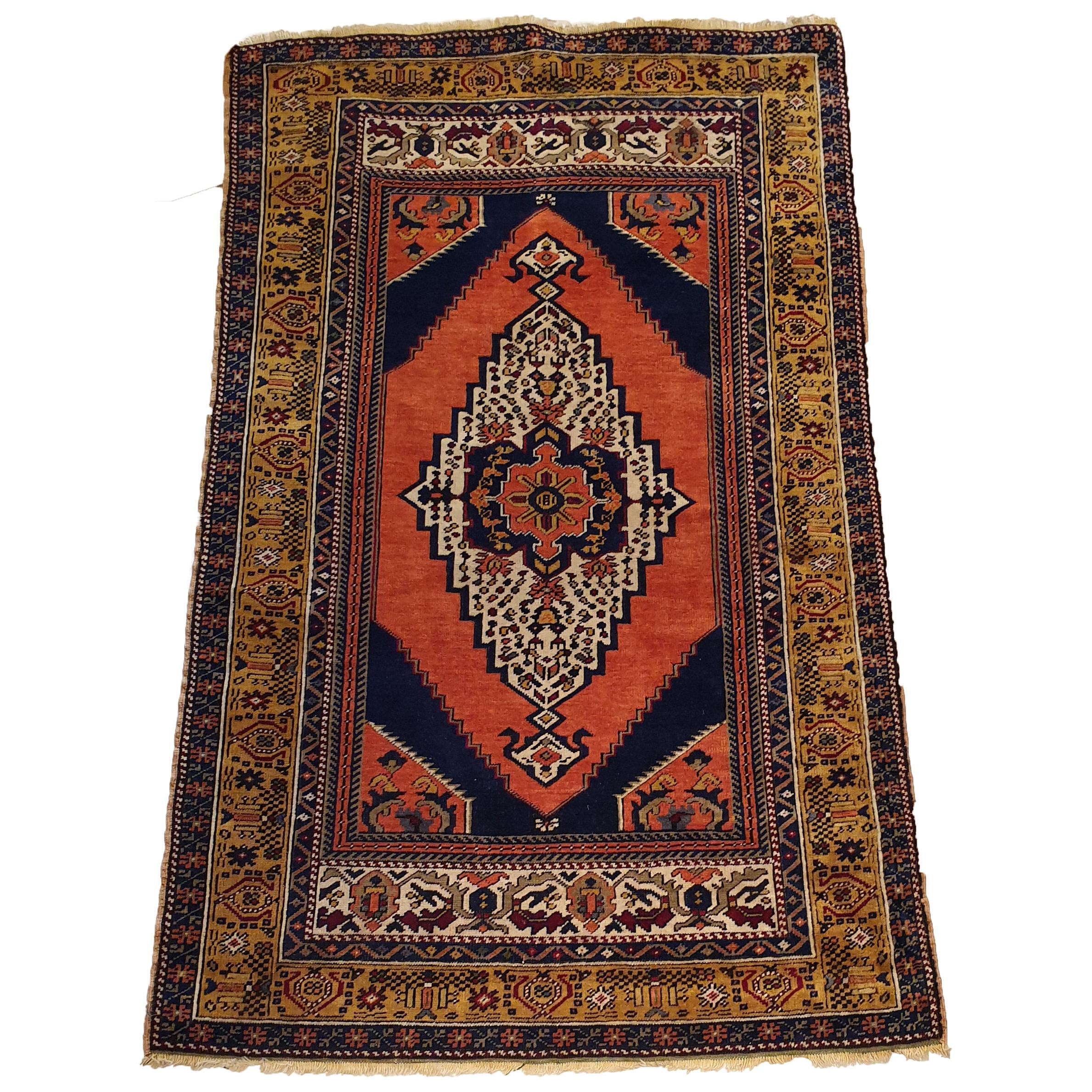 831 - Very Beautiful Mid-20th Century Turkish Carpet