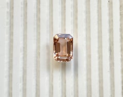 8.32 Carats Peach Tourmaline Octagon Faceted Top Quality Cut stone Natural Gem