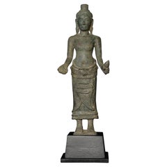 Very Fine 11-13thC Cambodian Uma Statue - 8323