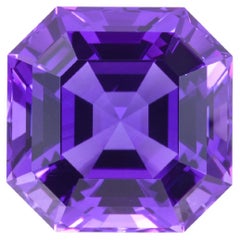 83.27 Carat Brazilian Amethyst Asscher Cut Loose Gemstone Tamir Merkaba Beverly