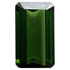 8.33 carats green Tourmaline octagon Faceted cut stone Top Quality Natural gem