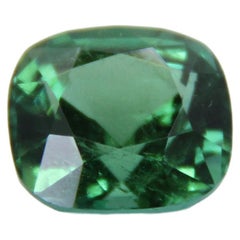 8.342 Carats Green Tourmaline Loose Cushion Mixed Cut GIA Certified