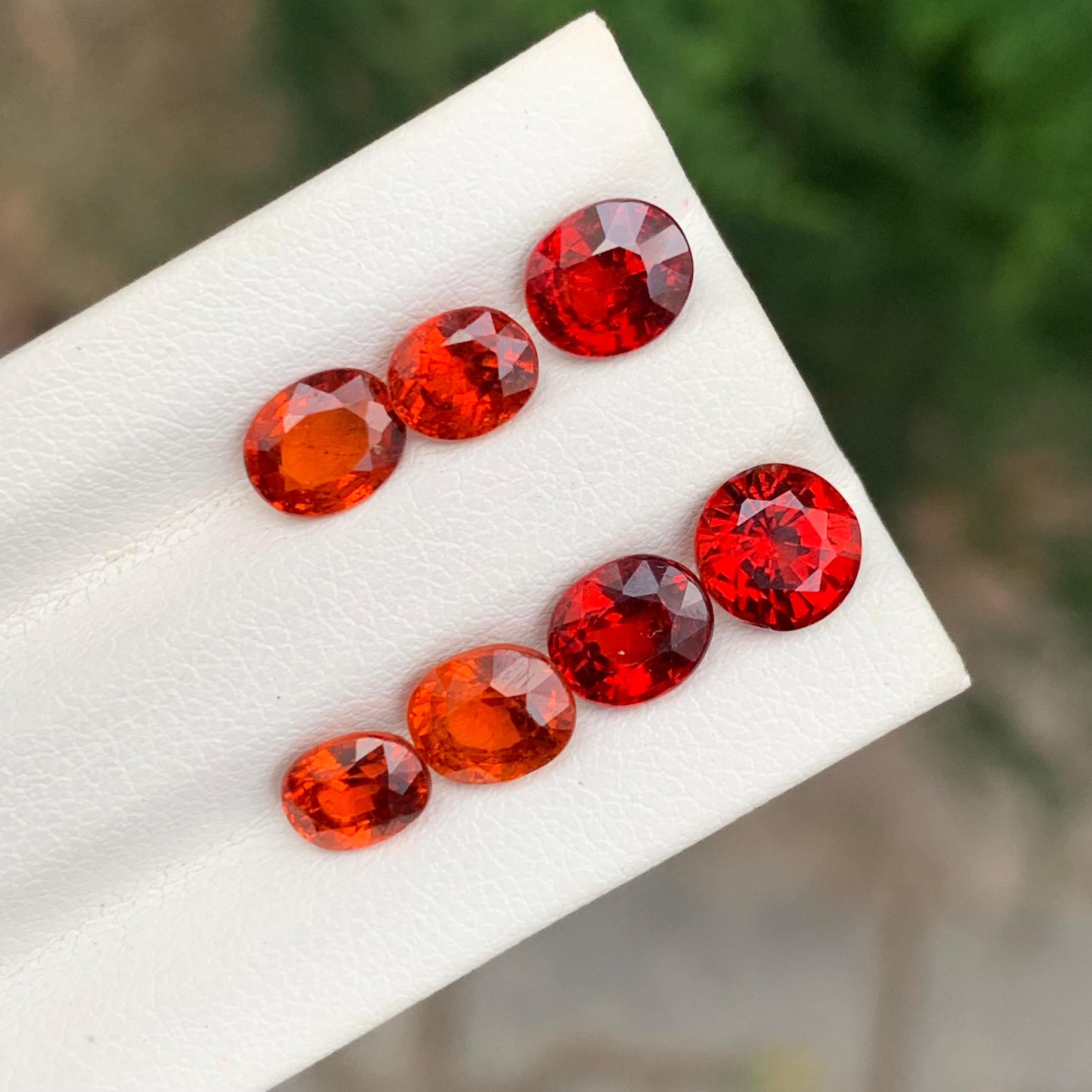 Arts and Crafts Lot de grenats spessartines naturels non sertis de 8.35 carats pour la fabrication de bijoux en vente