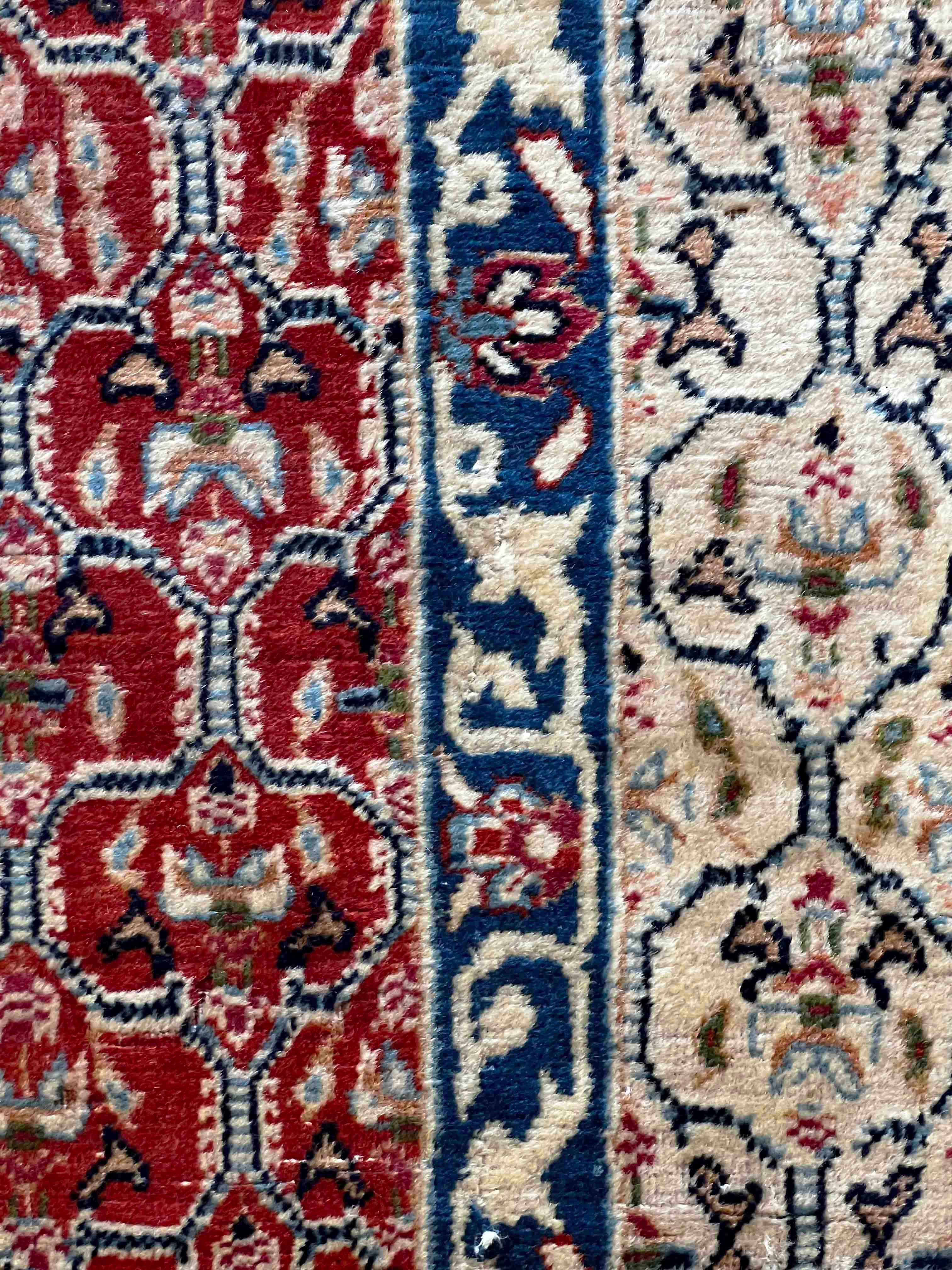 836 - Bonita alfombra vintage Nain en venta 6