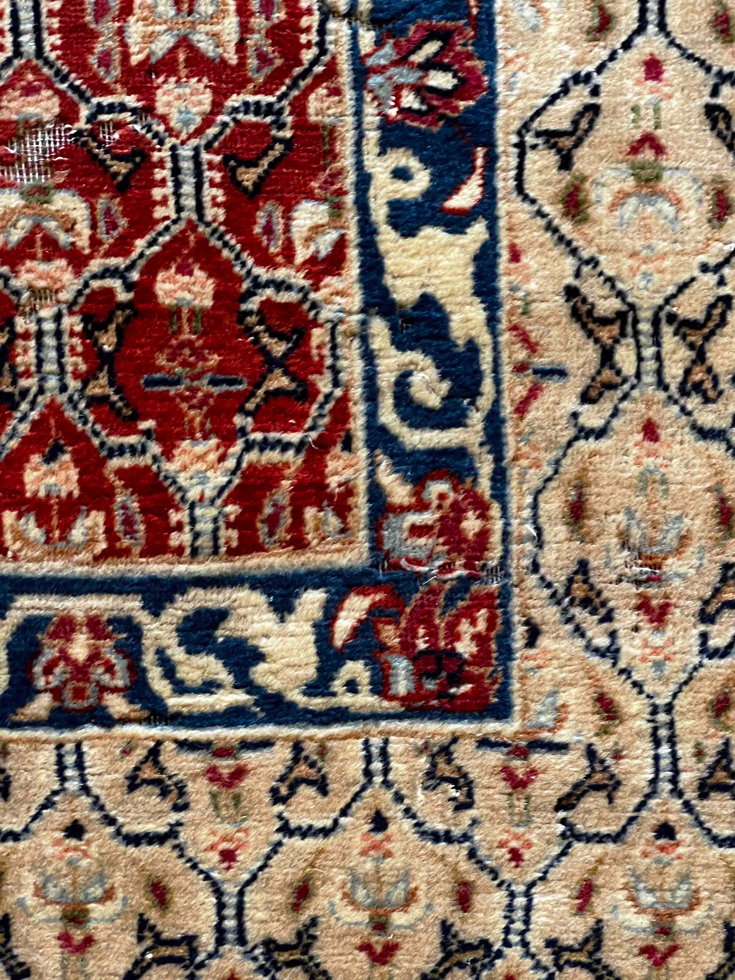 836 - Bonita alfombra vintage Nain en venta 7